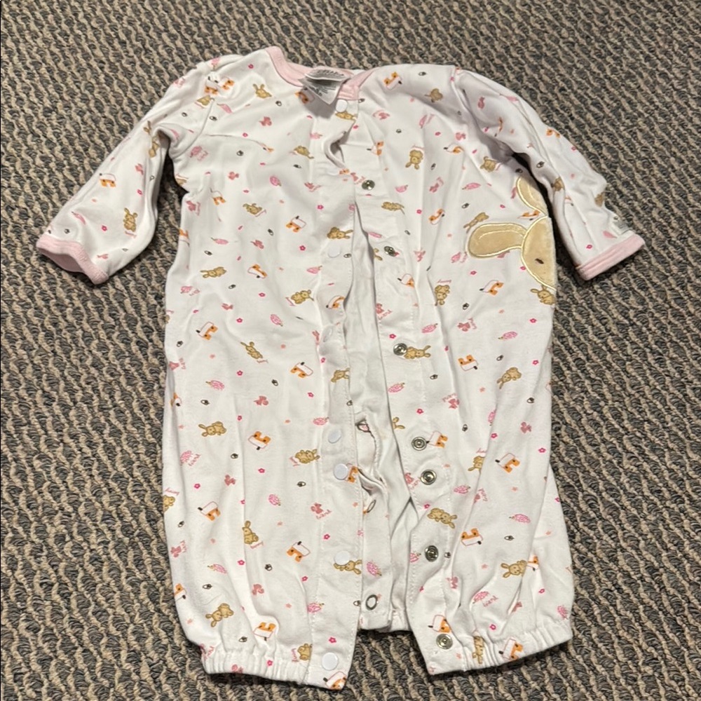 Adorable Baby Sleeper with Animal Print